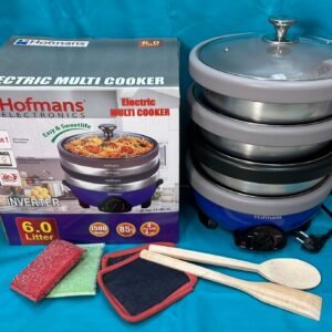 জার্মানি হফম্যানস(Hoffmans) কোম্পানির মাল্টিফাংশন ৬ লিটারের ৪ হাড়ি ৪ ডাকনার রোবট মাল্টি-কুকার।
